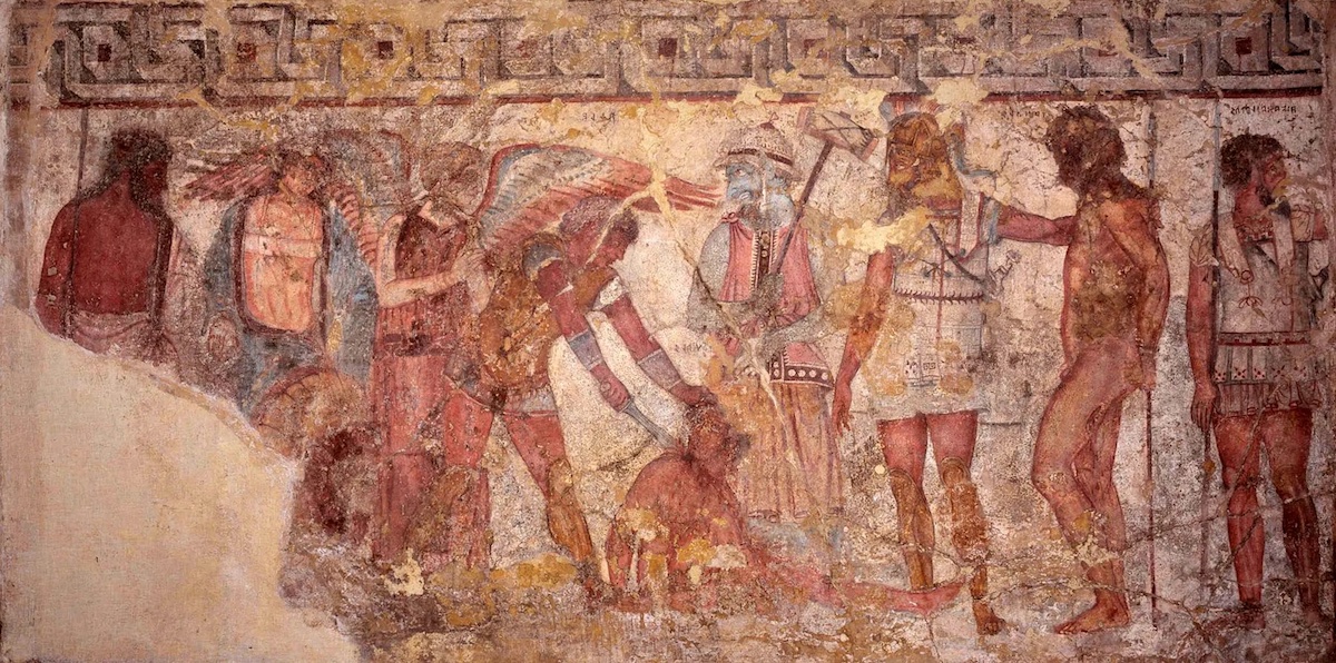 Decorazioni della Tomba François di Vulci