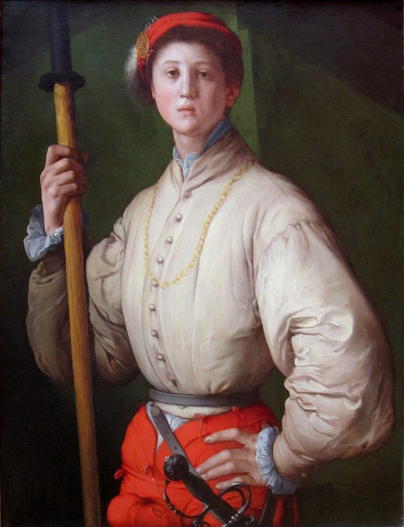 Pontormo, Ritratto di alabardiere
