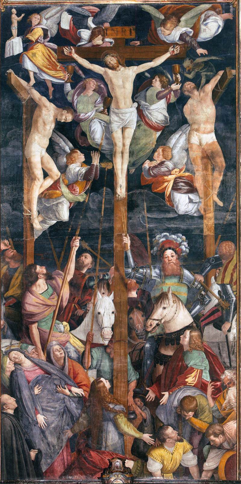 Affreschi di Gaudenzio Ferrari nella chiesa di San Cristoforo a Vercelli